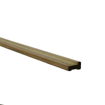 Grenen fundamentbalk 4,5 x 9,0 x 300 cm, groen ge#mpregneerd.