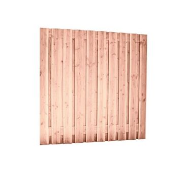 # Douglas gesch plankenscherm 21-pl | 1,6x14 cm, 180 x 180 cm t.b.v. betonsysteem, onbehandeld.