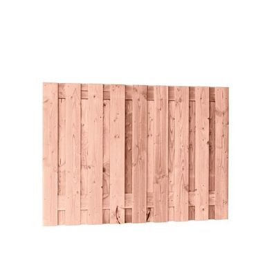 Douglas fijnbez plankenscherm 19-pl | 1,5x14 cm, 180 x 130 cm t.b.v. betonsysteem, onbehandeld.