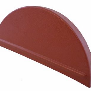 Dakpanprofielplaat  eindkap tbv halfr nok 0,45mm - Polyester