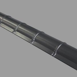 Dakpanprofielplaat  halfr nok 0,55mm  L=2.20m - HDX / Corten Look