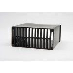 Ubbink rooster zwart voor vloerkoker vierkant