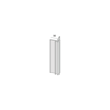 * Keralit hoekprofiel aluminium basis 4m