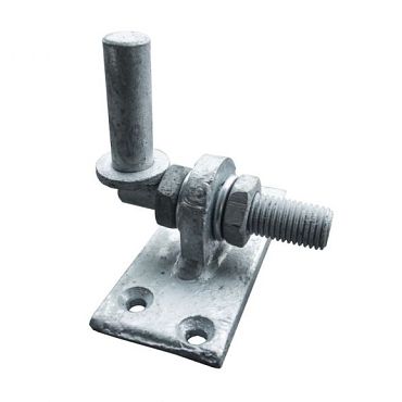 Plaatduim/opschroef verstelbaar verz pen 16mm