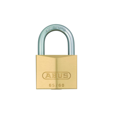 * Abus hangslot cyl 65x20mm messing