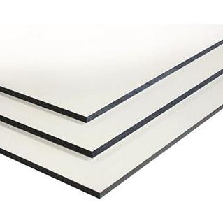 Abet MEG 819 Unie 6mm - 305 x 130 cm - wit / 2-zijdig