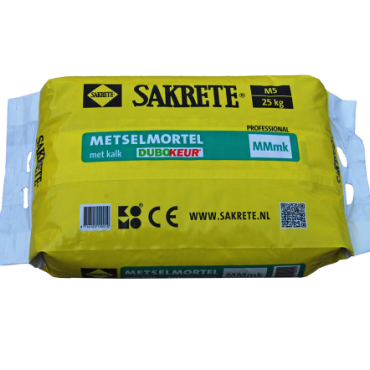 # Sakrete metselmortel met kalk   pe zak  25kg