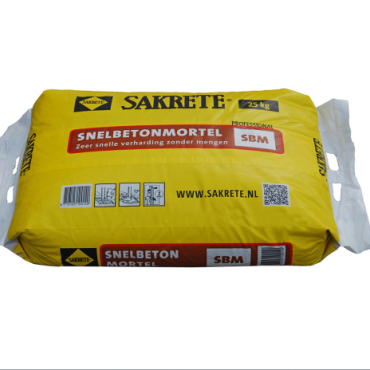 # Sakrete SNELbetonmortel SBM pe zak 25kg   (mengen niet nodig)