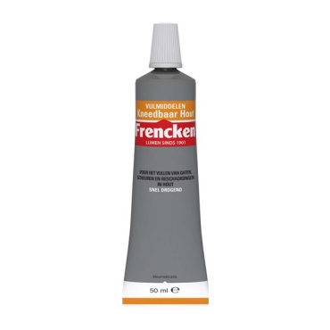 * Kneedbaar hout meranti/merbau 50ml frencken