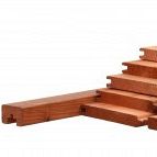 Douglas afdekregel 4,5 x 7 x 220 cm tbv Betowood, onbehandeld