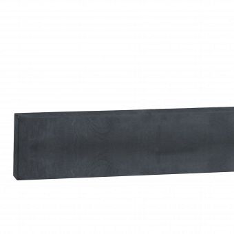 Betonplaat glad 24 x 3,5 x 184 cm, ANTRACIET ongecoat.