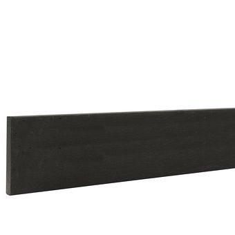 Betonplaat glad 24 x 3,5 x 224 cm, antraciet, gecoat.