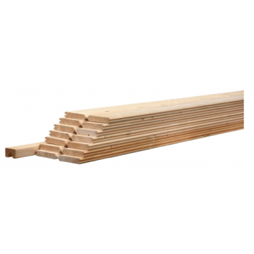Betowood scherm vuren + afdekkap 187 x 224 cm, groen ge#mpregneerd.