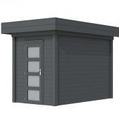 Vuren Topvision Kiekendief, 200 x 300 cm, antraciet gespoten.