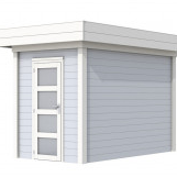 Vuren Topvision Kiekendief, 200 x 300 cm, wanden lichtgrijs en basis wit.