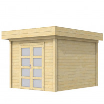 Vuren Topvision Bosuil, 300 x 300 cm, onbehandeld.