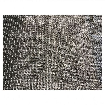 Harmonicadoek HDPE 290 x 300 cm, incl. bevestigingsmaterialen, antraciet.