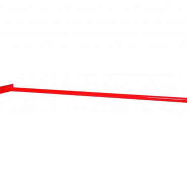 Duikelstang metaal 125 cm, rood.