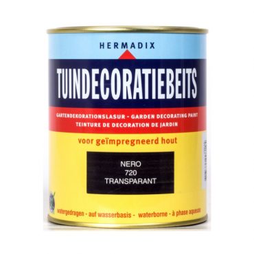 Hermadix Tuindecoratiebeits 720 nero  750ml