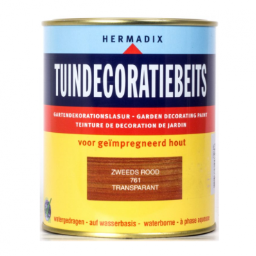 Hermadix Tuindecoratiebeits 761 zweeds rood 750ml
