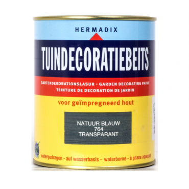 Hermadix Tuindecoratiebeits 764 natuur blauw 750ml