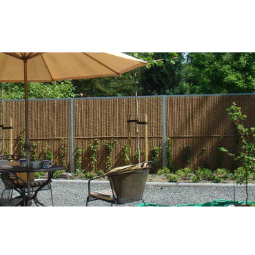 Kokowall tuinscherm  180 x 180cm (bxh)  ï32mm verzinkt stalen u-frame 40-35-1,25mm