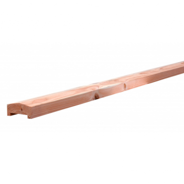 # Douglas gesch afdekkap met sponning (6,1 x 1 cm) 4,2 x 8,5 x 180 cm, onbehandeld.
