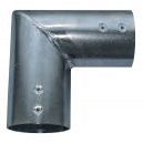 CON-06 | * Verbindingsset - hoek/eindstuk - tbv  palissade diam. 10cm gegalvaniseerd