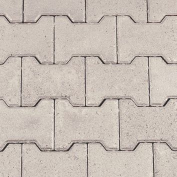 H-verbandsteen 8 cm grijs komo