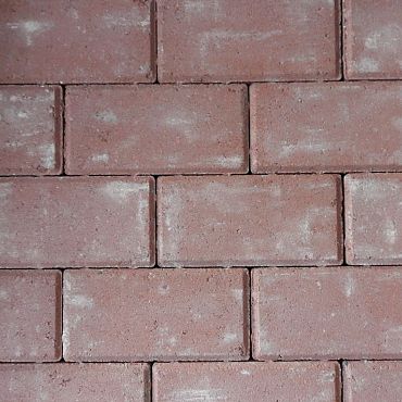 Betonstraatsteen 8 cm rood machinaal pakket komo