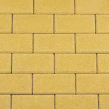 Betonstraatsteen 8 cm geel machinaal pakket komo