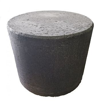 Poef rond Ø45 x 40cm hoog, beton antraciet
