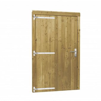 Douglas enkele deur extra breed en hoog, linksdraaiend, 110 x 214,5 cm, incl. kozijn, groen ge#mp