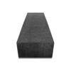 Oud hollandse zitelement 100x60x40cm, carbon