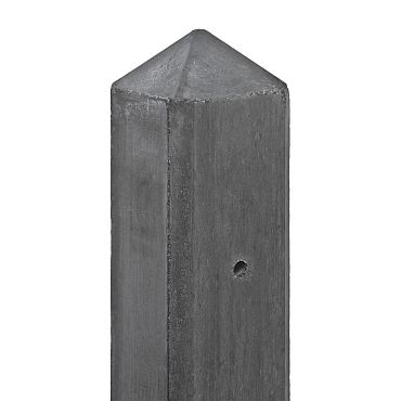 #TC Betonpaal glad mdk 10 x 10 x 190 cm, ANTRACIET, EINDPAAL