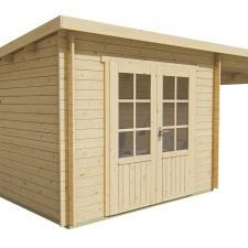 Blokhut - Tuinhuis Chappo | 28 mm | vuren honinggeel geïmpregneerd