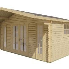 Blokhut - Tuinhuis Gustav | 44 mm | vuren Red Class Wood geïmpregneerd