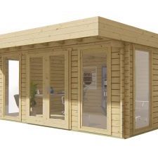 Blokhut - Tuinhuis Yorick | 44 mm | vuren Red Class Wood geïmpregneerd