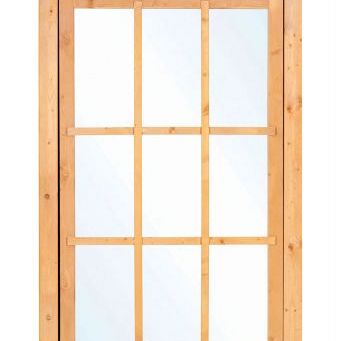 Douglas uitzetraam 9-ruits 100 x 155,4 cm, onbehandeld