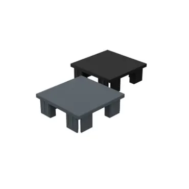 Boston pvc paalkap 90x90mm RAL7016 - tbv Aluminium poortpaal 90x90mm