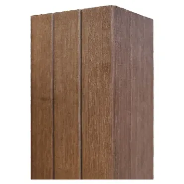 Bangkirai paal 120x120mm v-groeven - L 305cm - P511 Premium FCQ
