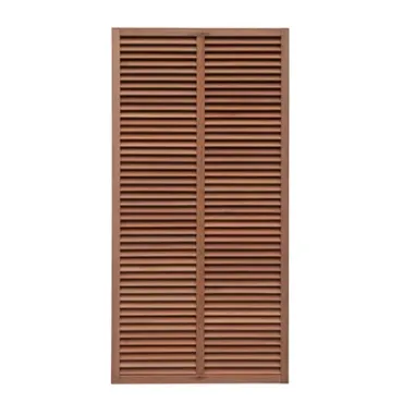 Keruing trellis 25 Louvre 90x180cm Premium FCQ FSC®100%