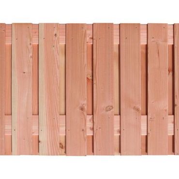 Douglas gesch plankenscherm 21-pl | 1,6x14 cm, 180 x 90 cm t.b.v. betonsysteem, onbehandeld.