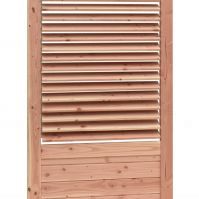 Douglas shutter-element 224 van 89 cm breed - kleurloos geïmpregneerd.