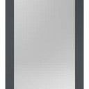 SlimLine deur FA 2501 SL | Zwart gegrond - Met blank glas