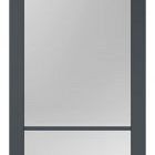 SlimLine deur FA 2552 SL | Zwart gegrond - Met blank glas