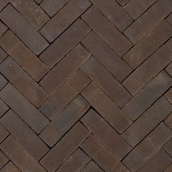 Gebakken UDF65 VB Strak - Zwart/Bruin onbezand - Uitsluitend per vol pak