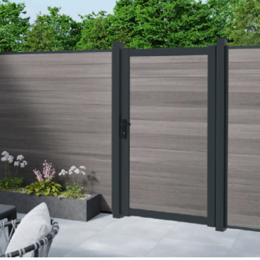 Boston Aluminium poortpaal 90x90mm hol L-275cm dikte 4 mm RAL7016