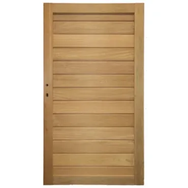 Bangkirai poort nr 22 | 100x180cm Links | met slot, incl. aanslaglat Premium