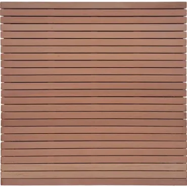 Keruing Modern scherm 51 180x180cm - latten 13x65mm - Premium FCQ FSC®100%